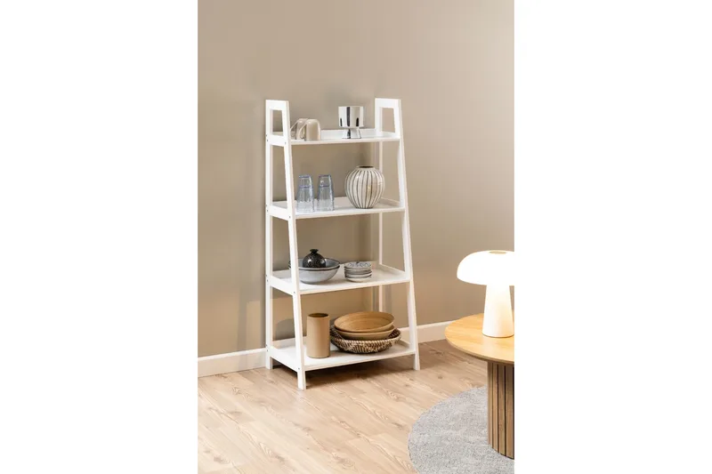 Wilele Bokhylle 63 cm - Hvit - Oppbevaring - Hylle - Bokhylle