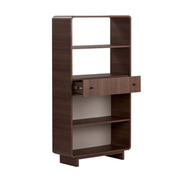 Zavio Bokhylle 78x153x34 cm - Valnøtt - Oppbevaring - Hylle - Bokhylle