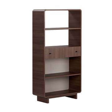 Zavio Bokhylle 78x153x34 cm - Valnøtt - Oppbevaring - Hylle - Bokhylle