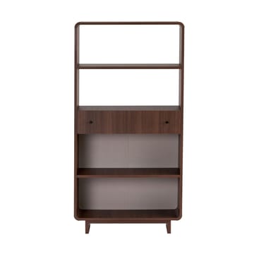 Zavio Bokhylle 78x153x34 cm - Valnøtt - Oppbevaring - Hylle - Bokhylle