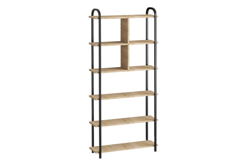 Zira Bokhylle 78 cm - Eik/Sort - Oppbevaring - Hylle - Bokhylle
