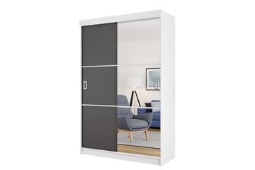 Isolaz Garderobeskap Med Speil 138x205 cm