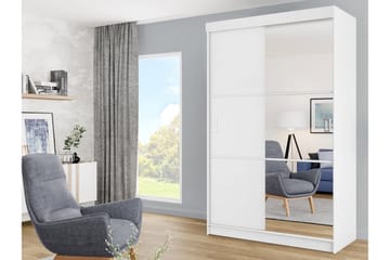 Isolaz Garderobeskap Med Speil 138x205 cm - Oppbevaring - Garderober & garderobesystem