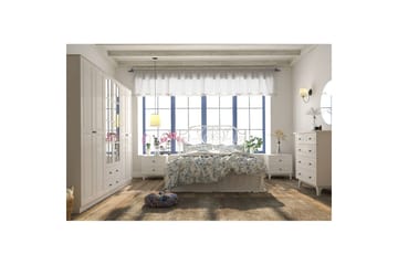 Jovric Garderobe 210x184 cm - Matt Hvit - Oppbevaring - Garderober & garderobesystem