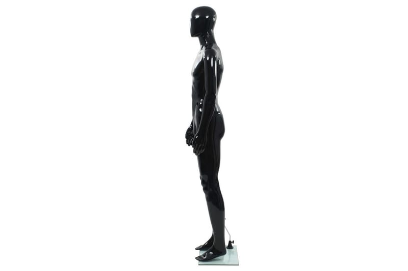 Full-body mannlig utstillingsdukke m. glass base 185cm - Herrebetjent
