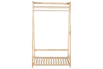 Klädhängare Beliani Baker Light colored wood - Oppbevaring - Kles oppbevaring - Kleshengere & knaggrekker - Klestativ