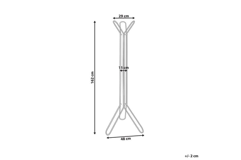Klädhängare Beliani Britton Black - Oppbevaring - Kles oppbevaring - Kleshengere & knaggrekker - Klestativ