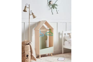 Klädhängare Beliani Durango Light colored wood||Green - Oppbevaring - Kles oppbevaring - Kleshengere & knaggrekker - Klestativ