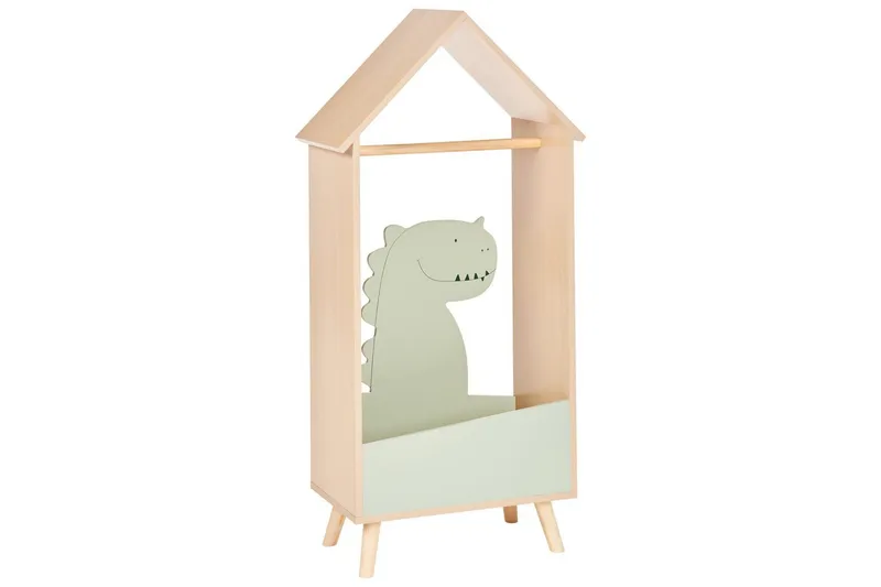 Klädhängare Beliani Durango Light colored wood||Green