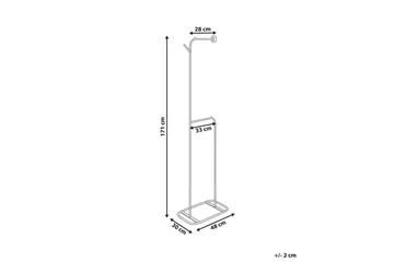 Klädhängare Beliani Eureka Black - Oppbevaring - Kles oppbevaring - Kleshengere & knaggrekker - Klestativ