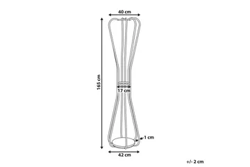 Klädhängare Beliani Ordway Silver Silver - Oppbevaring - Kles oppbevaring - Kleshengere & knaggrekker - Klestativ