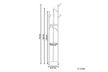 Klädhängare Beliani Raltson GOLD||White - Oppbevaring - Kles oppbevaring - Kleshengere & knaggrekker - Klestativ