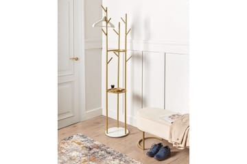 Klädhängare Beliani Raltson NO_BRAND GOLD||White - Oppbevaring - Kles oppbevaring - Kleshengere & knaggrekker - Klestativ