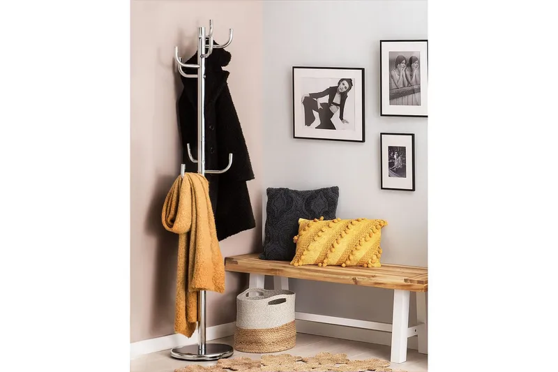 Klädhängare Beliani Trenton Silver - Oppbevaring - Kles oppbevaring - Kleshengere & knaggrekker - Klestativ