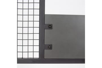 Klesskap Lindome 78 cm - Grå/Svart - Oppbevaring - Kles oppbevaring - Kleshengere & knaggrekker - Klestativ