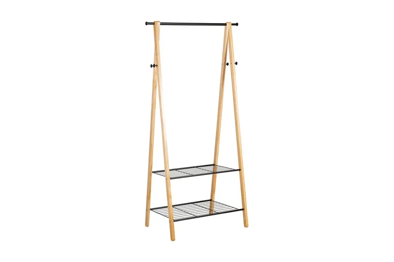 Klesstativ FOREST 2 hyller/kroker 79x45x155