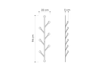 Homitis Klesoppbevaring - Oppbevaring - Kles oppbevaring - Kleshengere & knaggrekker - Knagger