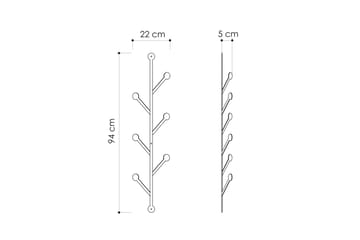 Homitis Klesoppbevaring - Oppbevaring - Kles oppbevaring - Kleshengere & knaggrekker - Knagger