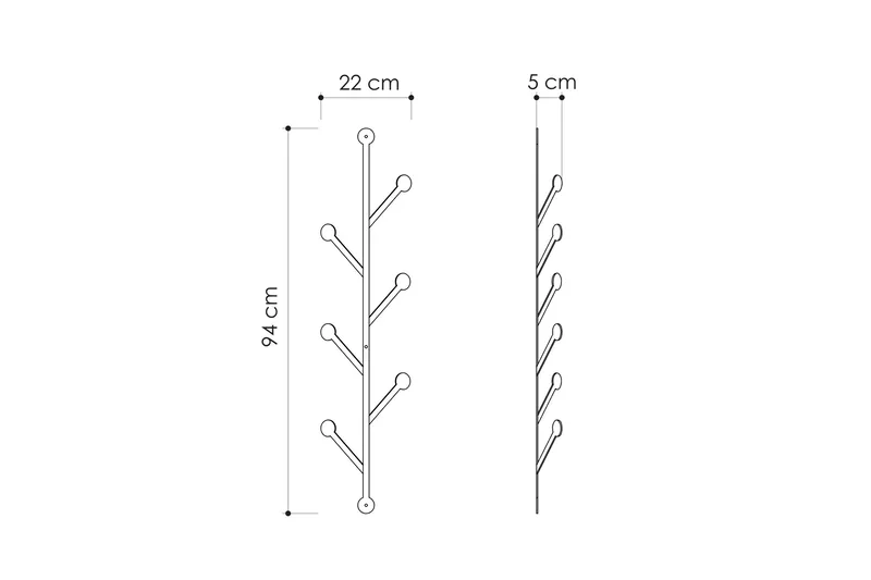 Homitis Klesoppbevaring - Oppbevaring - Kles oppbevaring - Kleshengere & knaggrekker - Knagger