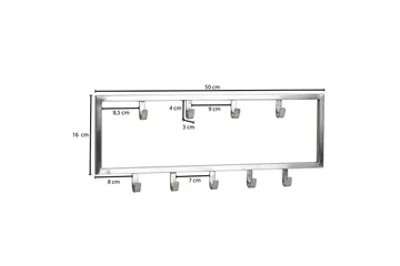 Seddik Kleskrok 50 cm - Sølv - Oppbevaring - Kles oppbevaring - Kleshengere & knaggrekker - Knagger
