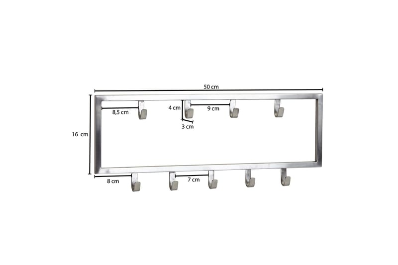 Seddik Kleskrok 50 cm - Sølv - Oppbevaring - Kles oppbevaring - Kleshengere & knaggrekker - Knagger