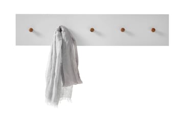 Siraaj Foajé Knaggrekke 97 cm - Hvit / Eik - Oppbevaring - Kles oppbevaring - Kleshengere & knaggrekker - Knagger