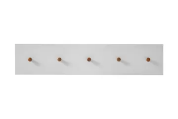 Siraaj Foajé Knaggrekke 97 cm - Hvit / Eik - Oppbevaring - Kles oppbevaring - Kleshengere & knaggrekker - Knagger