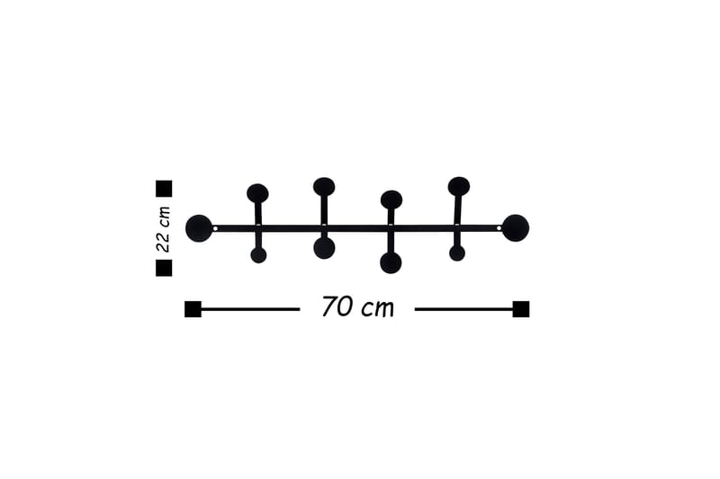 Veggdekorasjon Knagger - Oppbevaring - Kles oppbevaring - Kleshengere & knaggrekker - Knagger