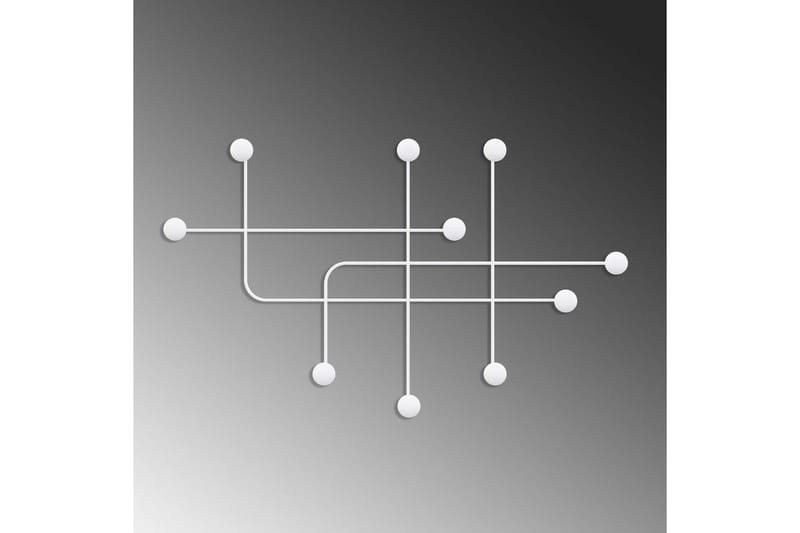 Metall Vegghook Australia Hvit - Hvit - Oppbevaring - Kles oppbevaring - Kleshengere & knaggrekker - Knagger