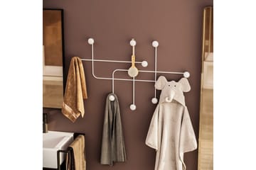 Metall Vegghook Australia Hvit - Hvit - Oppbevaring - Kles oppbevaring - Kleshengere & knaggrekker - Knagger