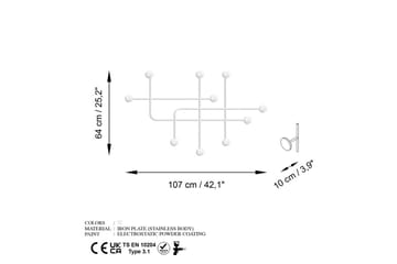 Metall Vegghook Australia Hvit - Hvit - Oppbevaring - Kles oppbevaring - Kleshengere & knaggrekker - Knagger