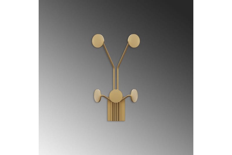 Metall Vegghook Clarra Gull - Gull - Oppbevaring - Kles oppbevaring - Kleshengere & knaggrekker - Knagger