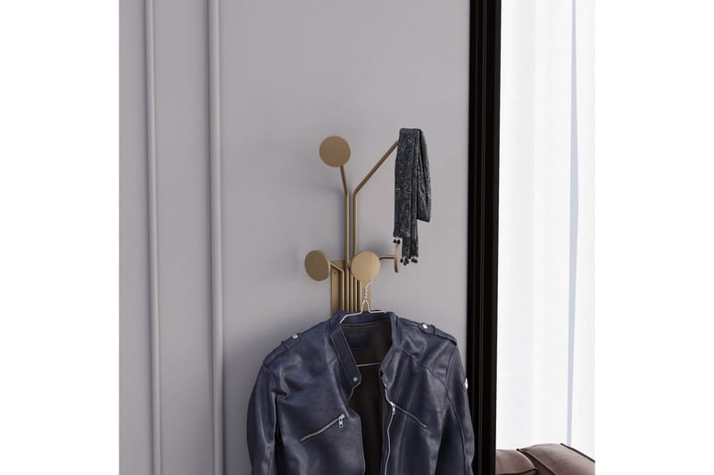 Metall Vegghook Clarra Gull - Gull - Oppbevaring - Kles oppbevaring - Kleshengere & knaggrekker - Knagger