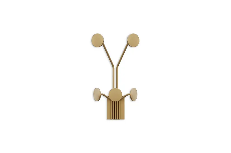 Metall Vegghook Clarra Gull, Gull