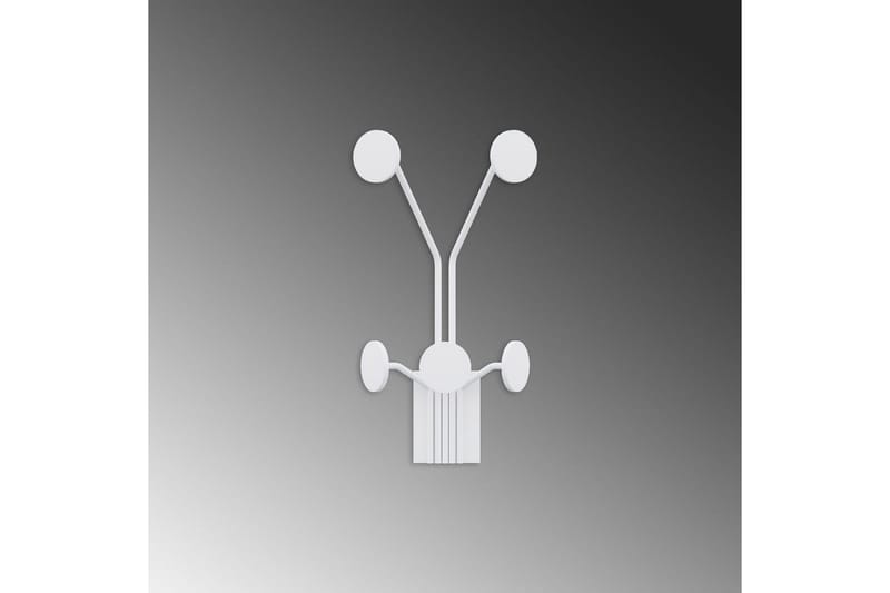 Metall Vegghook Clarra Hvit - Hvit - Oppbevaring - Kles oppbevaring - Kleshengere & knaggrekker - Knagger
