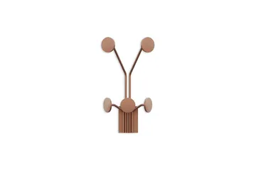 Metall Vegghook Clarra Kobber