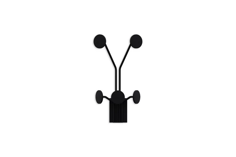 Metall Vegghook Clarra Svart - Svart - Oppbevaring - Kles oppbevaring - Kleshengere & knaggrekker - Knagger