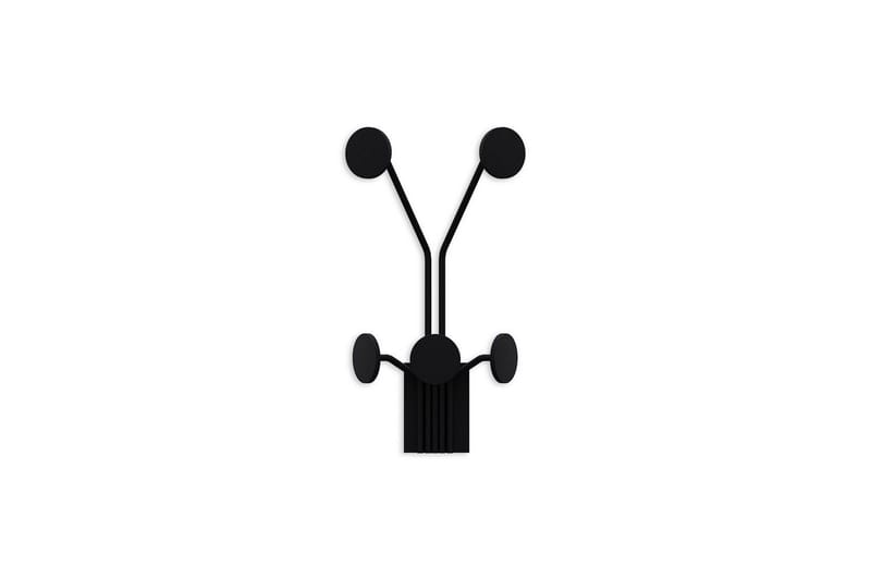 Metall Vegghook Clarra Svart - Svart - Oppbevaring - Kles oppbevaring - Kleshengere & knaggrekker - Knagger