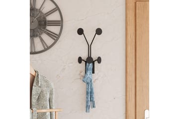 Metall Vegghook Clarra Svart - Svart - Oppbevaring - Kles oppbevaring - Kleshengere & knaggrekker - Knagger