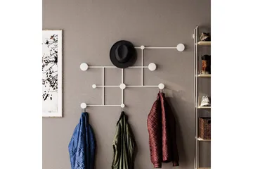 Metall Vegghook Colna Hvit - Hvit - Oppbevaring - Kles oppbevaring - Kleshengere & knaggrekker - Knagger