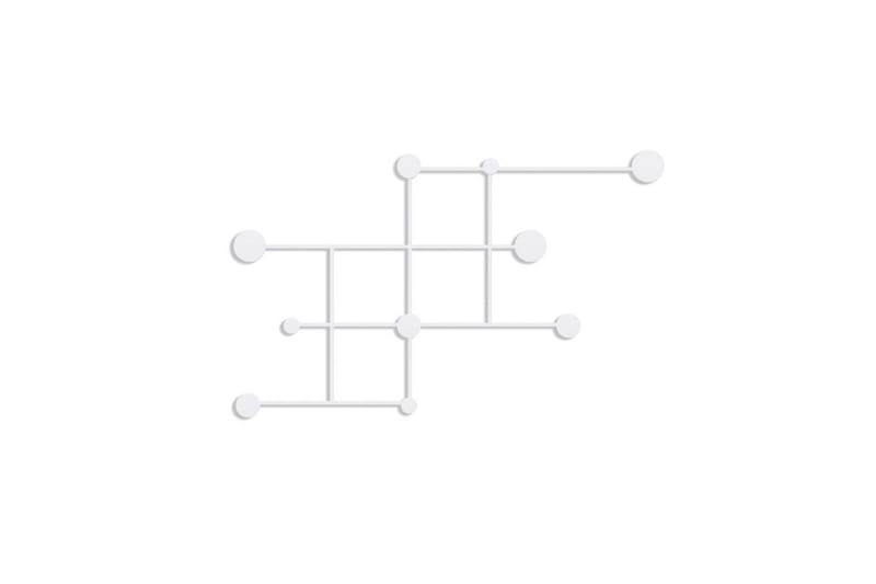 Metall Vegghook Colna Hvit, Hvit