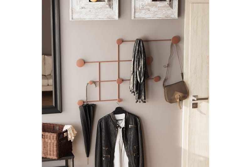 Metall Vegghook Colna Kobber - Kobber - Oppbevaring - Kles oppbevaring - Kleshengere & knaggrekker - Knagger