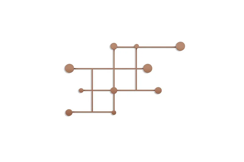 Metall Vegghook Colna Kobber, Kobber