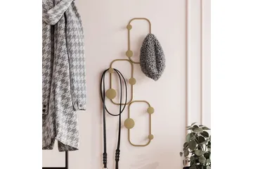 Metall Vegghook Dravos Gull - Gull - Oppbevaring - Kles oppbevaring - Kleshengere & knaggrekker - Knagger