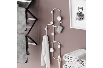 Metall Vegghook Dravos Hvit - Hvit - Oppbevaring - Kles oppbevaring - Kleshengere & knaggrekker - Knagger