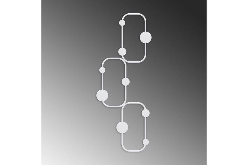 Metall Vegghook Dravos Hvit - Hvit - Oppbevaring - Kles oppbevaring - Kleshengere & knaggrekker - Knagger