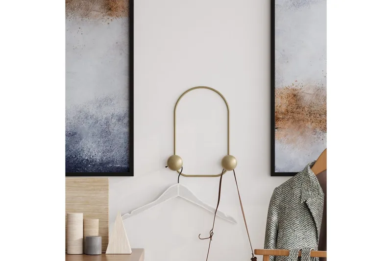 Metall Vegghook Frosk Gull - Gull - Oppbevaring - Kles oppbevaring - Kleshengere & knaggrekker - Knagger