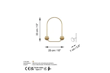 Metall Vegghook Frosk Gull - Gull - Oppbevaring - Kles oppbevaring - Kleshengere & knaggrekker - Knagger