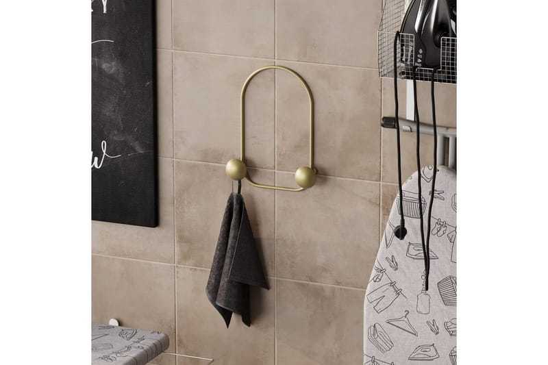 Metall Vegghook Frosk Gull - Gull - Oppbevaring - Kles oppbevaring - Kleshengere & knaggrekker - Knagger