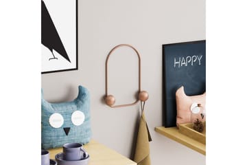 Metall Vegghook Frosk Kobber - Kobber - Oppbevaring - Kles oppbevaring - Kleshengere & knaggrekker - Knagger